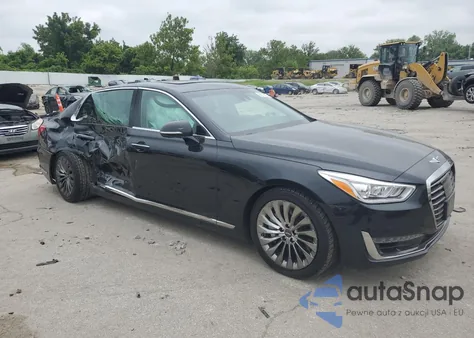 2017 Genesis G90 Ultimate z USA, uszkodzony, nr VIN KMHG54JH0HU027677